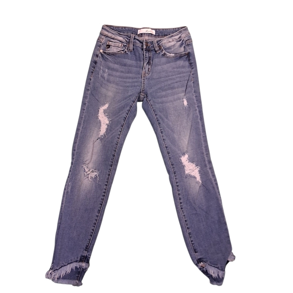 Kancan Distressed Skinny Jeans Size 27 Casual Fall Denim Staple 2016 Vibes